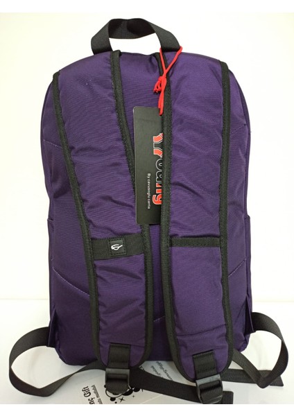 Lüks Ortaokul ve Lise Çantası Su Geçirmez Kumaş Büyük Boy Laptop Bölmeli Mor Renk Okul Çantası modelleri