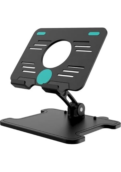 Katlanabilir Plastik Tablet Tutucu, Masa Üstü Tablet Standı, Ayarlanabilir Açı ve Yükseklik