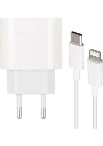 Weko WK-21443 Pd-C 20 Watt Telefon Şarj Adaptörü + Type-C To Lightning Kablo fiyatları