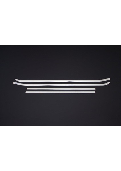 Fiat Doblo Uyumlu Cam Çıtası 4 Parça 2010-2014 Paslanmaz Krom