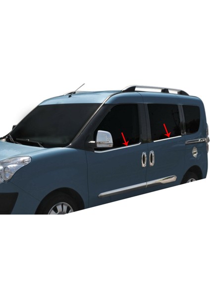 Fiat Doblo Uyumlu Cam Çıtası 4 Parça 2010-2014 Paslanmaz Krom fiyatları