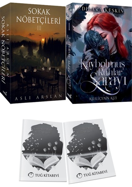 Kaybolmuş Ruhlar Sarayı 1 Kraliçenin Kızı ve Sokak Nöbetçileri 3 Aslı Arslan 2li Set + Hediyeli
