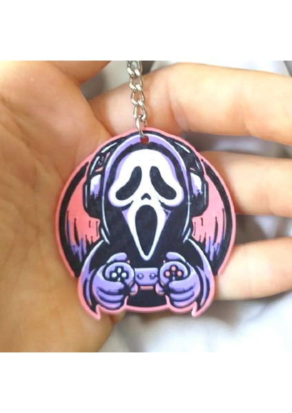 Çığlık Oyuncusu Sevimli Figür Karakter Anahtarlık