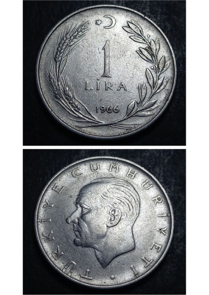 Escoines 3996368A918108FDEC 1966 1 Lira Çt+
