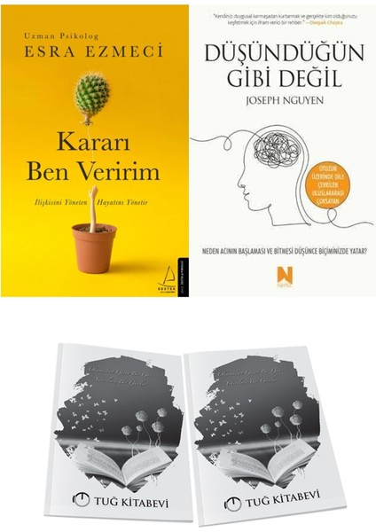 Kararı Ben Veririm ve Düşündüğün Gibi Değil + Hediyeli
