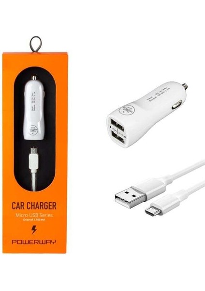 Powerway 3.1A Micro USB Araç Çakmaklık Şarj Aleti X233