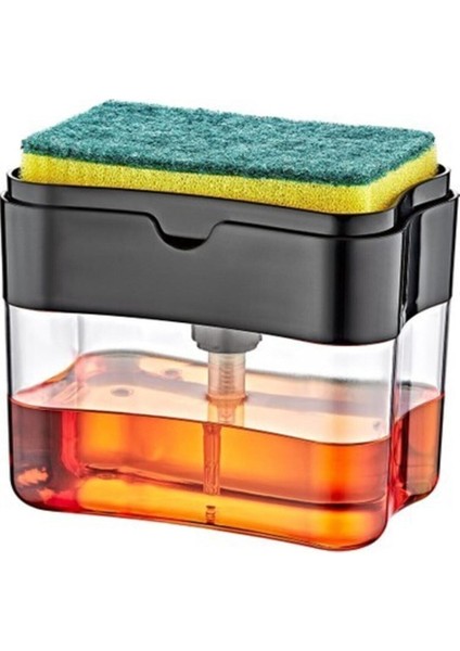 Iki Parçalı Süngerli Sıvı Deterjan Dispenser Kutusu Beyaz indirimleri