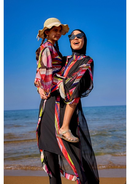 Siyah Kimono – Tesettür Plaj Kimonosu | Fonksiyonel, Hafif ve Tam Boy Tasarım P2514 indirimleri