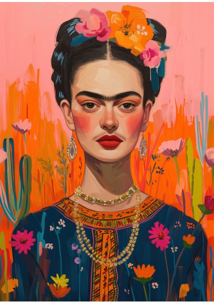 Güçlü Kadın Sanatı | Frida Kahlo Posteri/çerçevesiz - 50X70 fiyatları