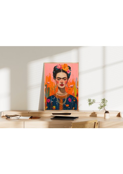 Güçlü Kadın Sanatı | Frida Kahlo Posteri/çerçevesiz - 50X70 modelleri