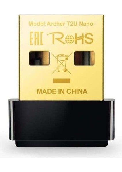 Tp-Link Archer T2U Nano AC600 600 Mbps USB Wireless Adaptör