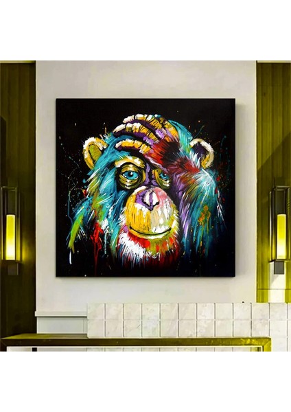 Siyah & Altın Fil Tablosu | Şık Fil Kanvas Tablo | Abstrakt Duvar Sanatı | Hediye