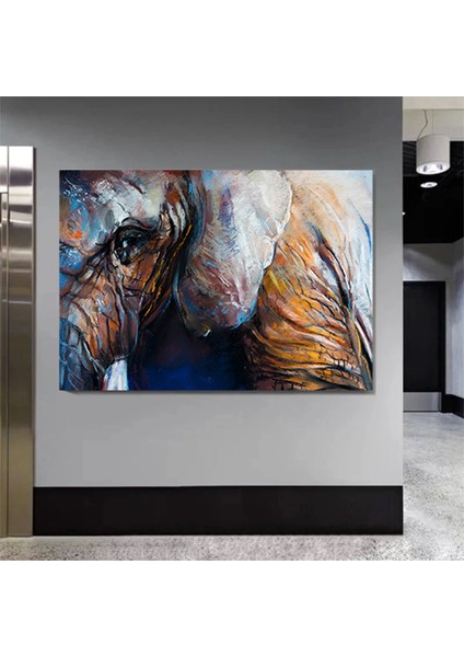 Kabile Maskesi Poster, Afrikalı Maske Kanvası, Etnik Duvar Dekoru