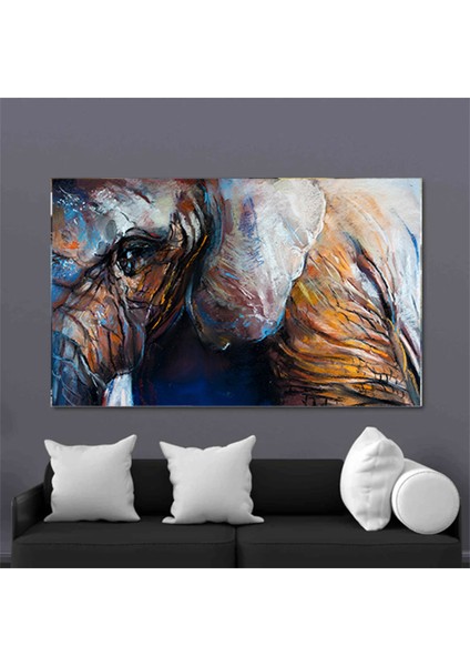 Kabile Maskesi Poster, Afrikalı Maske Kanvası, Etnik Duvar Dekoru