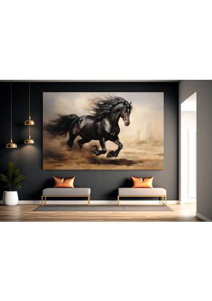 Iskelet Takım Elbiseli ve Şapkalı Kanvas Tablo – Iskelet Baskılı Duvar Sanatı fiyatları