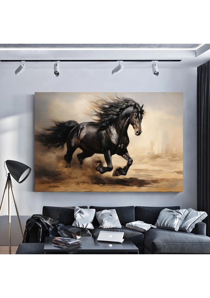 Iskelet Takım Elbiseli ve Şapkalı Kanvas Tablo – Iskelet Baskılı Duvar Sanatı fırsatları