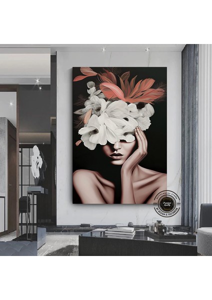 Öpüşen Çift Tablosu, Sevgililer Günü Hediyesi, Modern & Romantik Kanvas Poster