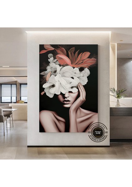 Öpüşen Çift Tablosu, Sevgililer Günü Hediyesi, Modern & Romantik Kanvas Poster