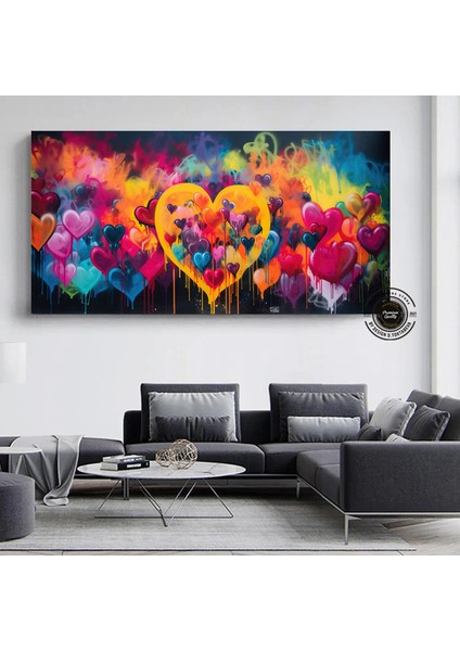 Siyah & Altın Fil Tablosu | Şık Fil Kanvas Tablo | Abstrakt Duvar Sanatı | Hediye indirimleri