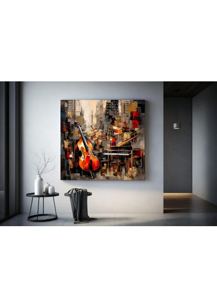 Kaplan ve Leopar Temalı Renkli Hayvan Sanatı, Asılmaya Hazır Duvar Tablosu fırsatları