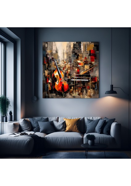 Kaplan ve Leopar Temalı Renkli Hayvan Sanatı, Asılmaya Hazır Duvar Tablosu indirimleri