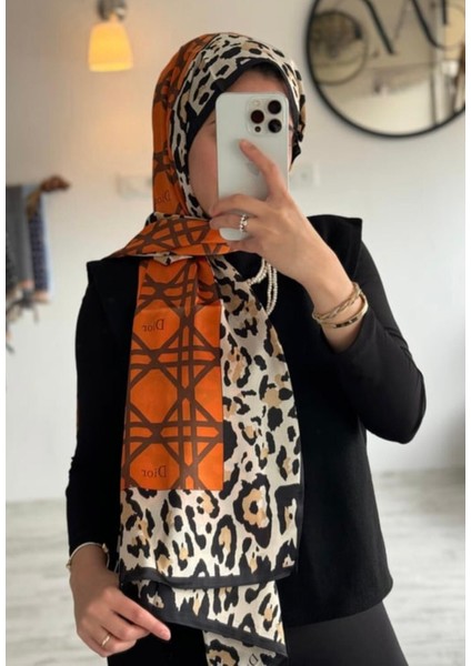 Vual Ipek Şal Turuncu