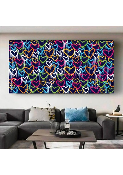 Azgın Fil Renkli Duvar Tablosu, Ev Dekoru Için Fil Temalı El Yapımı Kanvas modelleri