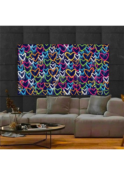 Azgın Fil Renkli Duvar Tablosu, Ev Dekoru Için Fil Temalı El Yapımı Kanvas indirimleri