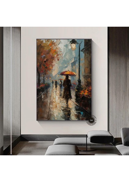 Siyah ve Altın Zırhlı Afrikalı Erkek Figürü Kanvas Duvar Tablosu