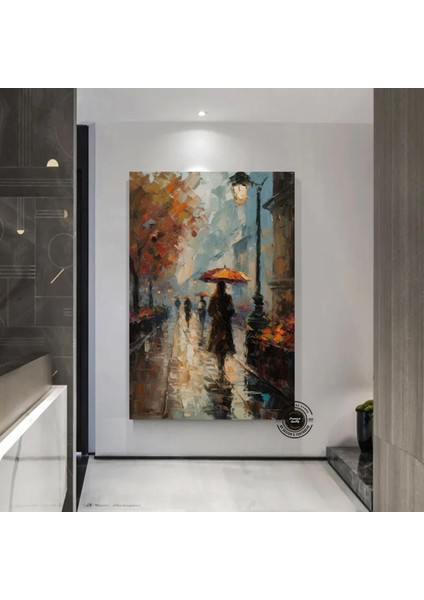 Siyah ve Altın Zırhlı Afrikalı Erkek Figürü Kanvas Duvar Tablosu