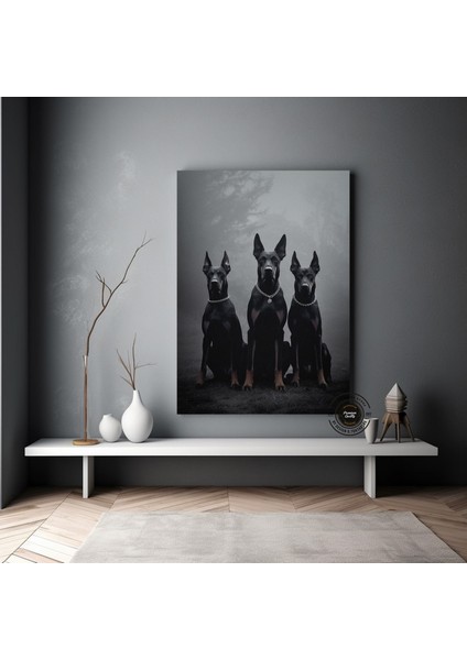 Azgın Fil Renkli Duvar Tablosu, Ev Dekoru Için Fil Temalı El Yapımı Kanvas