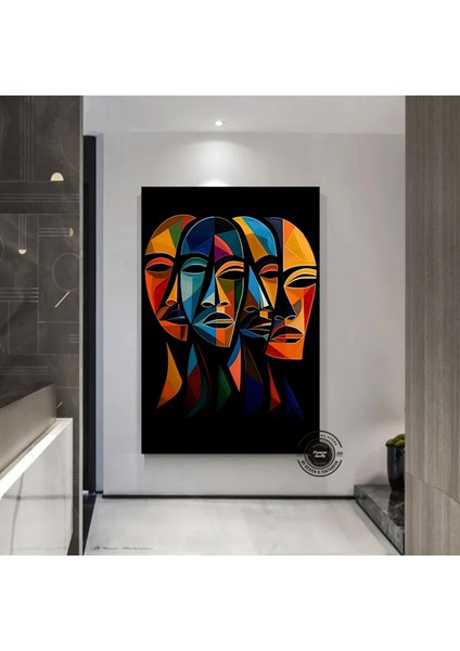 Afrikalı Çocuk Kanvas Tablosu, Afrika Kabile Kültürü Temalı Sanat fiyatları