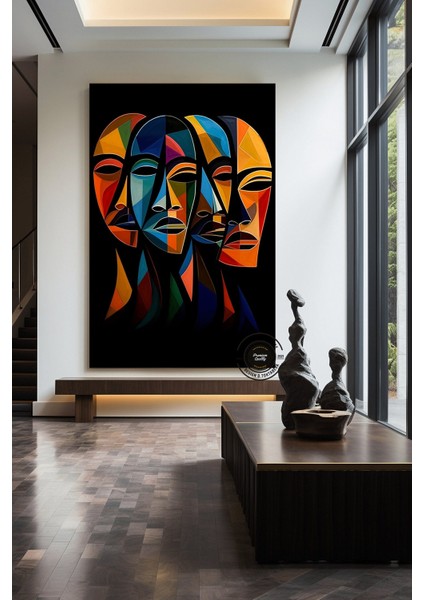 Afrikalı Çocuk Kanvas Tablosu, Afrika Kabile Kültürü Temalı Sanat indirimleri