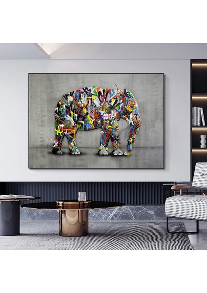 Afrikalı Kadın Kanvası, Altın ve Siyah Renklerde Dikey Kadın Portresi, El Temalı Sanat