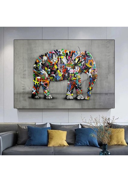 Afrikalı Kadın Kanvası, Altın ve Siyah Renklerde Dikey Kadın Portresi, El Temalı Sanat modelleri