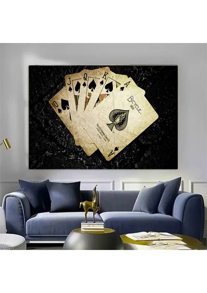 Taçlı Aslan Kanvas Sanatı | Modern Aslan Duvar Tablosu | Siyah-Beyaz Aslan | Büyük Iç Mekan Dekoru