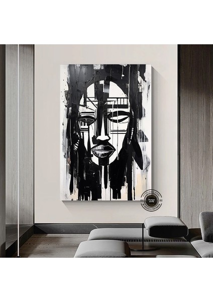 Afrika Duvar Sembolleri; Afrika Kanvas Tablo; Afrika Kültürü Ev Dekoru; Lüks Afrika Duvar Sanatı; Mo