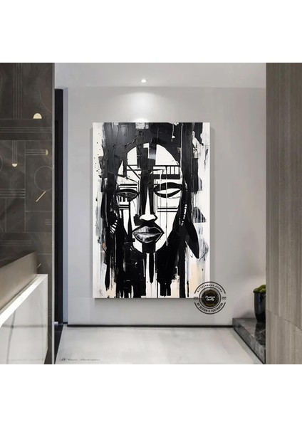 Afrika Duvar Sembolleri; Afrika Kanvas Tablo; Afrika Kültürü Ev Dekoru; Lüks Afrika Duvar Sanatı; Mo fiyatları