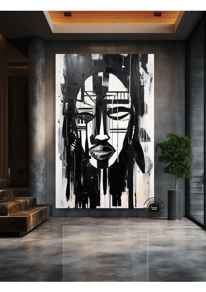 Afrika Duvar Sembolleri; Afrika Kanvas Tablo; Afrika Kültürü Ev Dekoru; Lüks Afrika Duvar Sanatı; Mo fırsatları