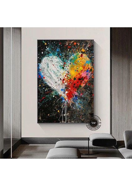 Büyük Boy Altın Gri Yağlıboya Kanvas Tablo, El Yapımı Minimalist Modern Sanat, Baba Için Hediye