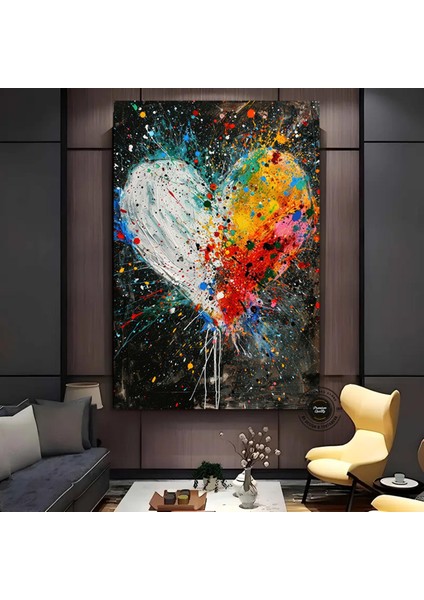 Büyük Boy Altın Gri Yağlıboya Kanvas Tablo, El Yapımı Minimalist Modern Sanat, Baba Için Hediye modelleri