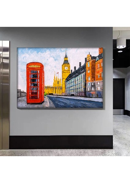 Renkli Tavşan Tablosu, Takım Elbiseli Gözlüklü Sevimli Tavşan Duvar Sanatı