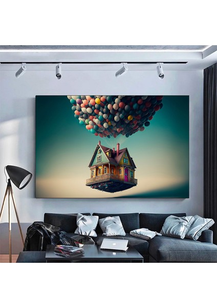 Etnik Kanvas Sanatı, Kadın Portresi, Çok Renkli Soyut Kanvas