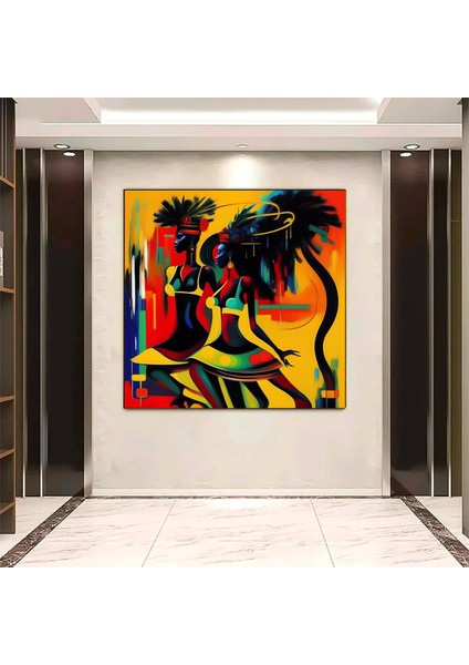 Aşık Çiftler Kanvas Tablosu, 3D Işlemeli Öpüşen Çiftler, Yatak Odası Kanvas Tablosu fırsatları