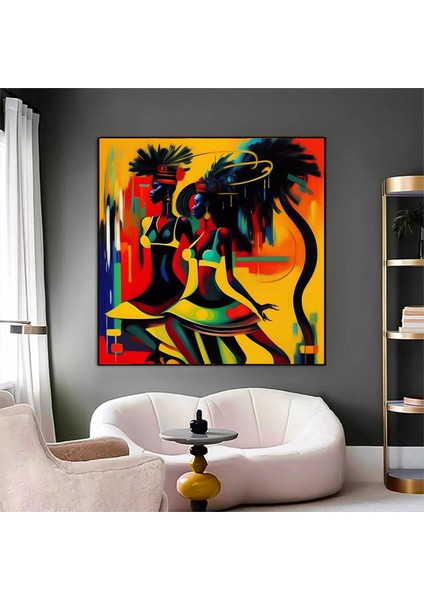 Aşık Çiftler Kanvas Tablosu, 3D Işlemeli Öpüşen Çiftler, Yatak Odası Kanvas Tablosu indirimleri