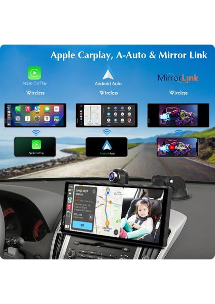 Çift Lens Kameralı Apple ve Android Carplay