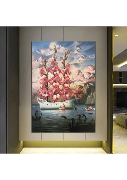 Graffiti Maymun Sanatı, Renkli Mizahi Gorilla Kanvas Tablo