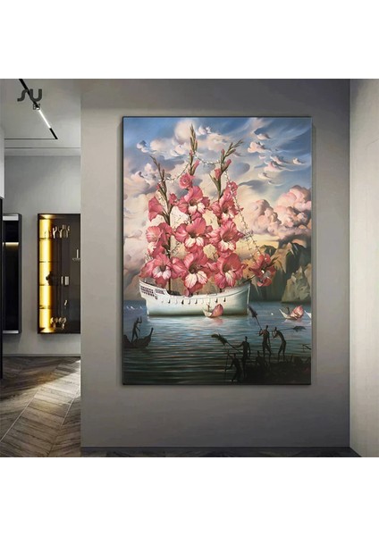 Graffiti Maymun Sanatı, Renkli Mizahi Gorilla Kanvas Tablo fırsatları