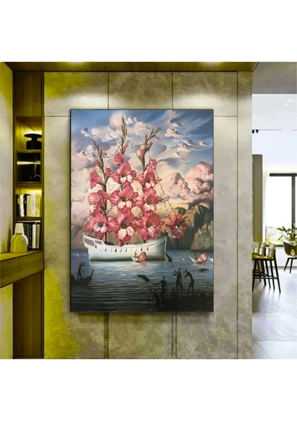 Graffiti Maymun Sanatı, Renkli Mizahi Gorilla Kanvas Tablo