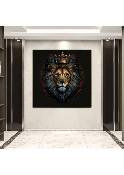 Iskelet Orkestrası Kanvas Tablosu; Davul ve Çalgılarla Sürreal Baskı fiyatları